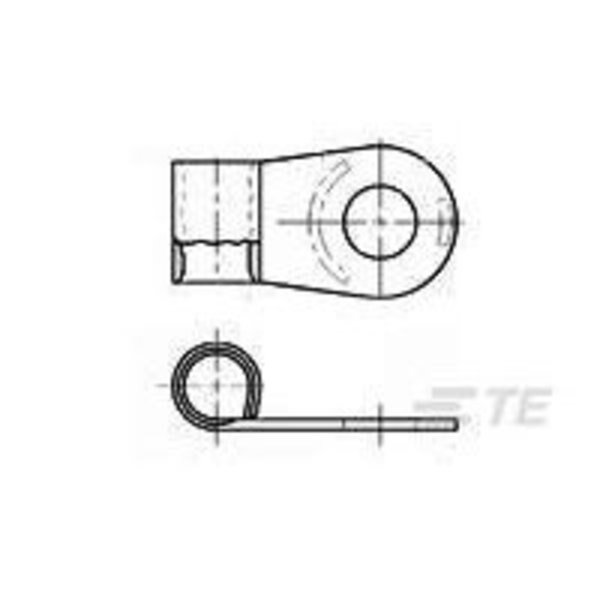 TERMINAL.SOLIS FLAG R 12-10 10, Te Connectivity, Mfr#: 8-36271-2